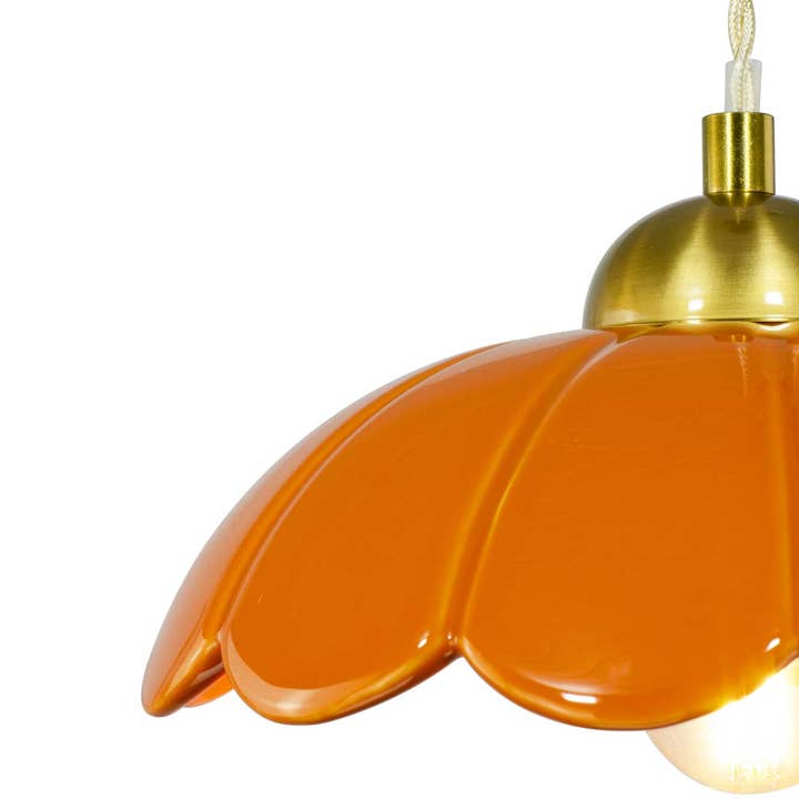 C-Création - Wholesale Chandelier/Hanging Light - Claris colored ceramic pendant and textile cord3
