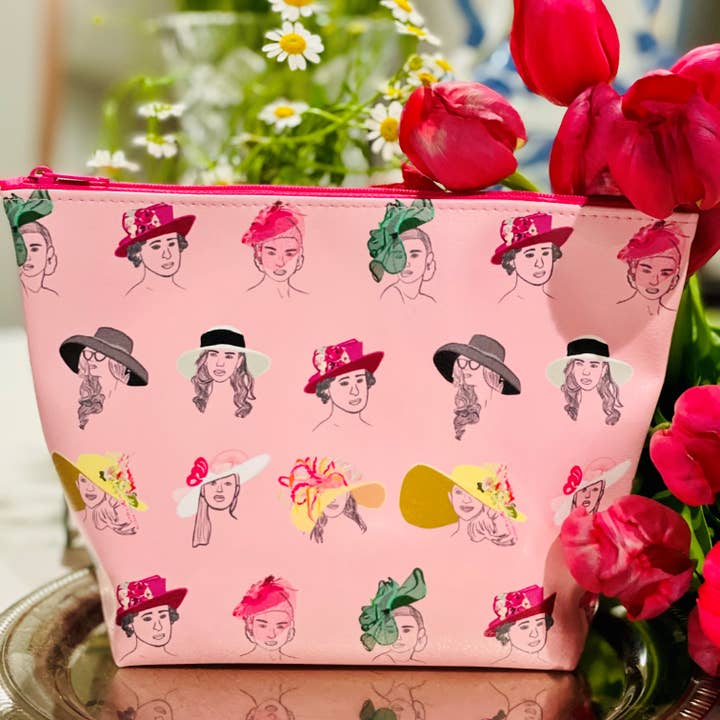 Derby Hats Vegan Leather Pouch for wholesale by A Little Script