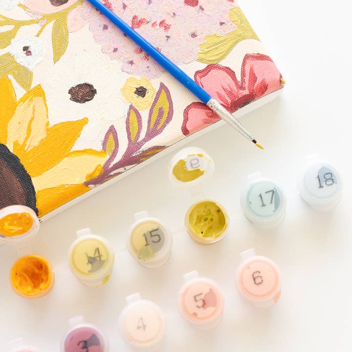 Elyse Breanne Design - Wholesale DIY Craft Kit - Rainbow Garden Paint By Number Kit2