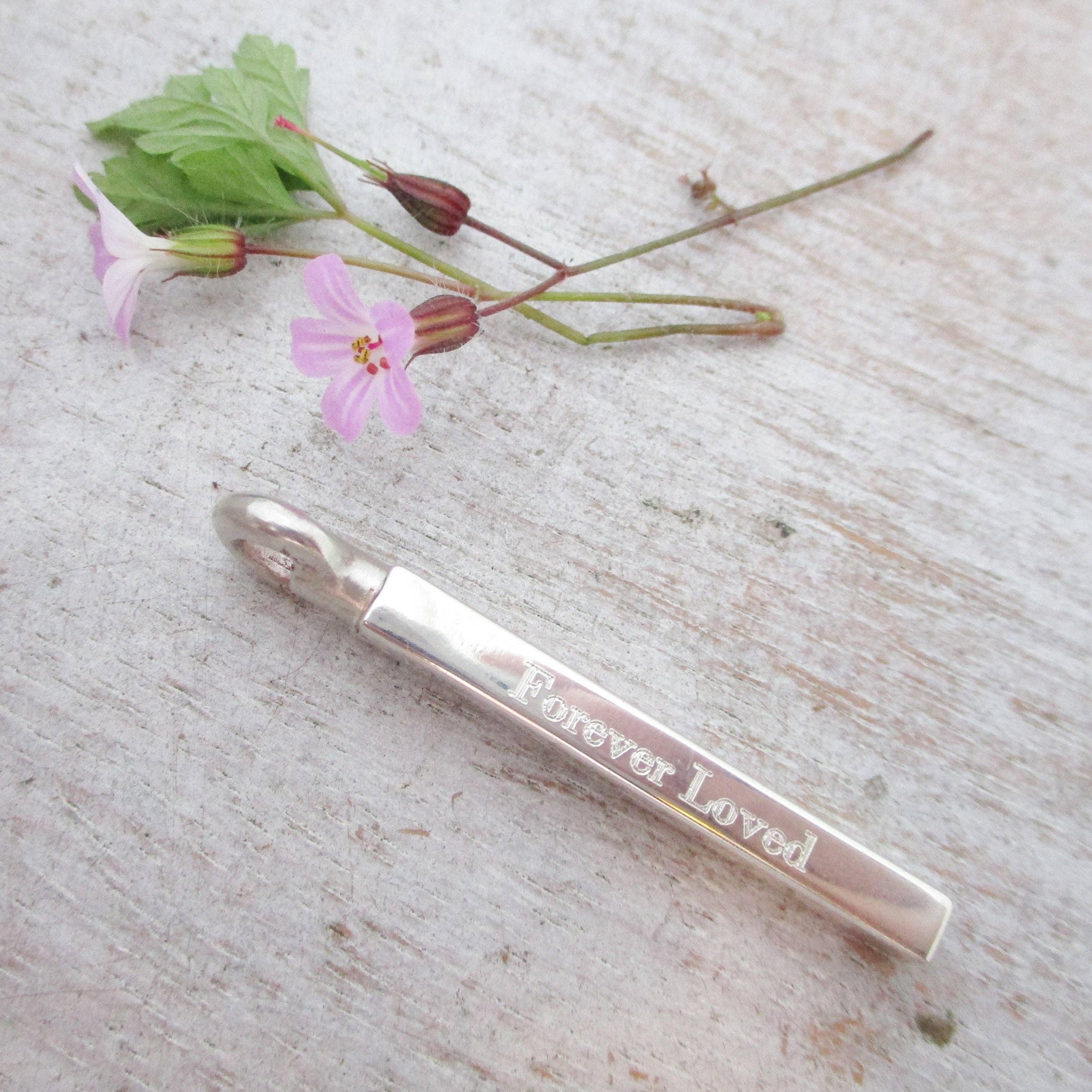 Luxe Design Jewellery - Wholesale Pendant/Charm Necklace - Squared Urn Pendant for Cremation Ashes in Sterling Silver1