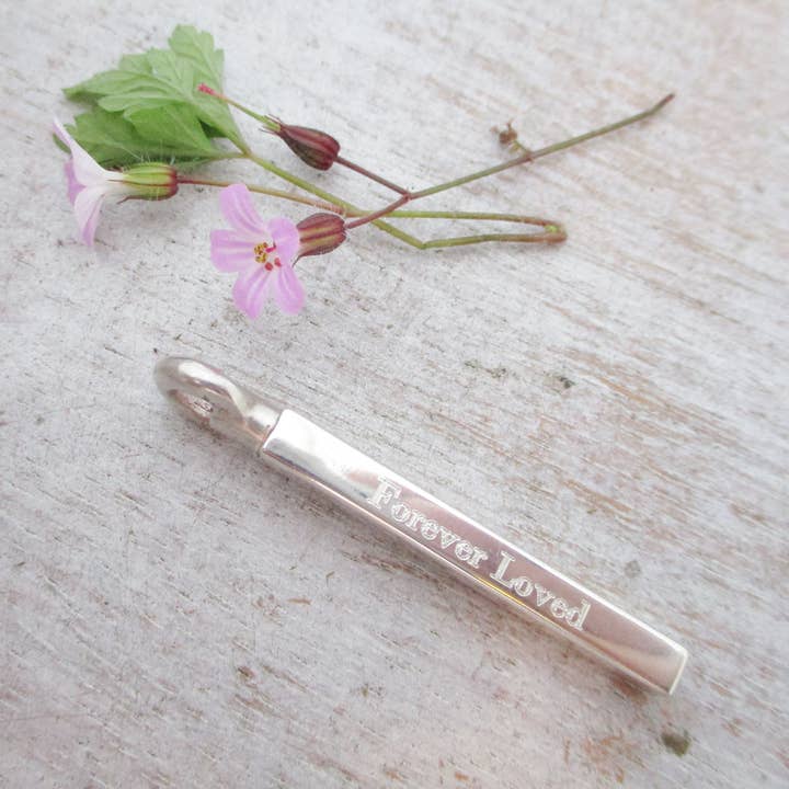 Luxe Design Jewellery - Wholesale Pendant/Charm Necklace - Squared Urn Pendant for Cremation Ashes in Sterling Silver1