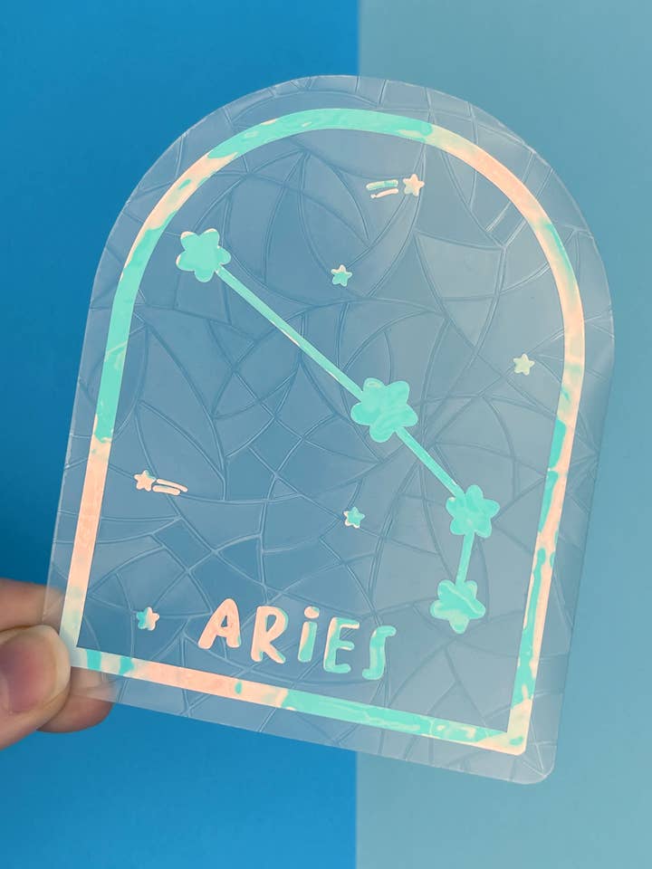 Aries Constellation Suncatcher for wholesale by Poppodopolis