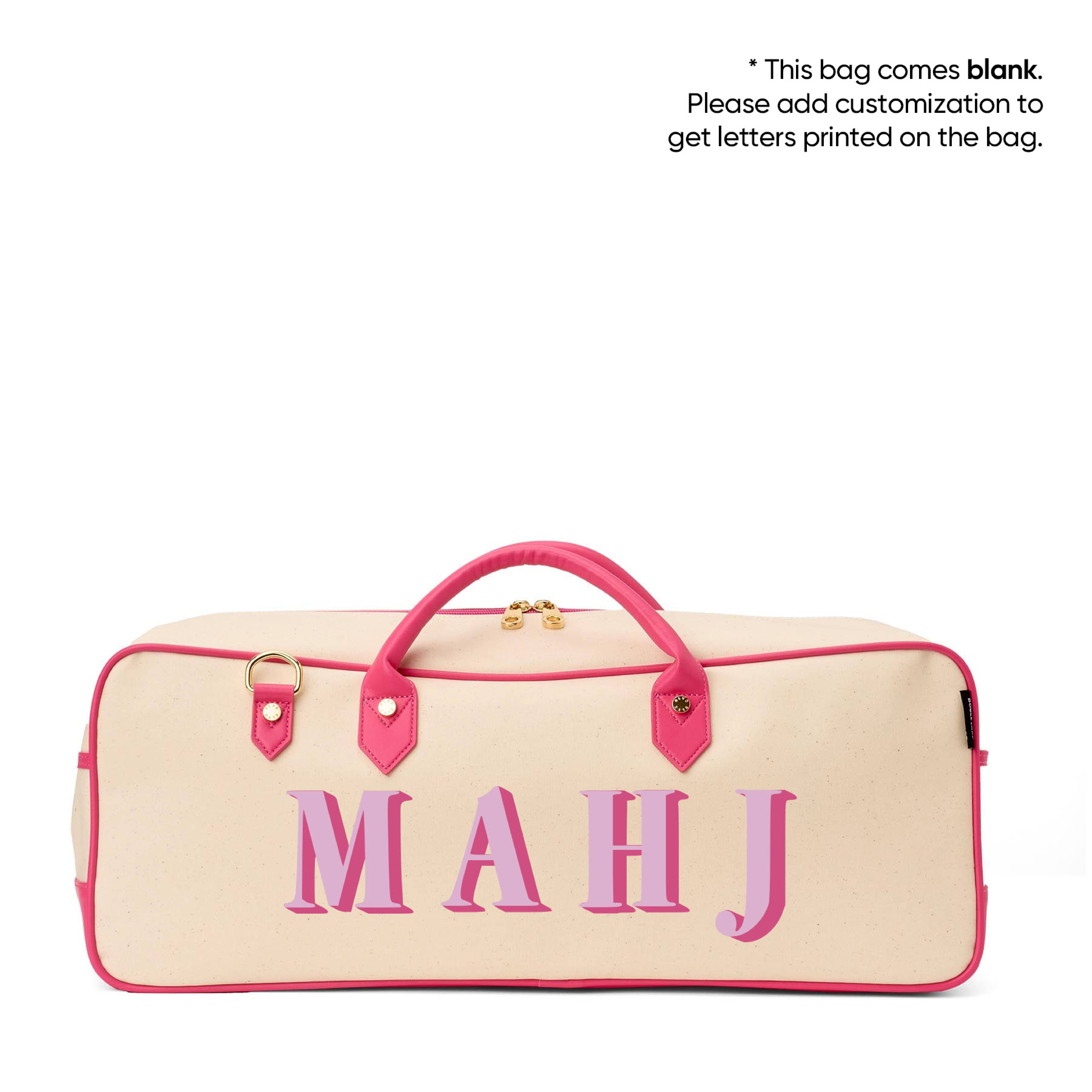 Boulevard - Wholesale Tote Bag - Women's - "Margo" Natural Mahjong Tote (Personalizable)15