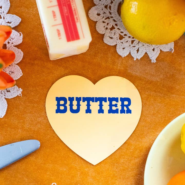 A Shop of Things - Wholesale Sticker - Butter Heart Sticker