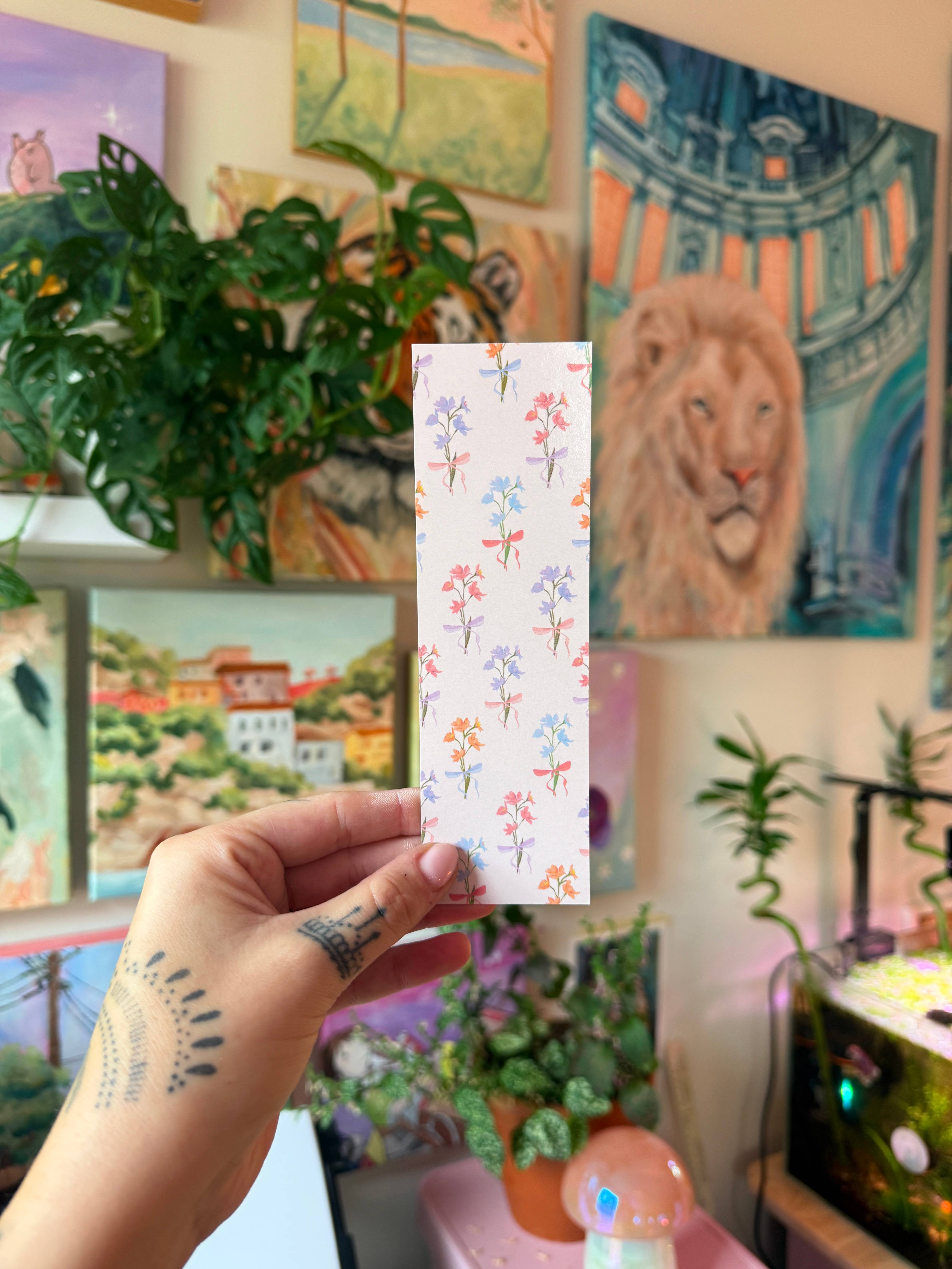 Jess Harris Art - Wholesale Bookmark - Floral Bouquet's Bookmark 0