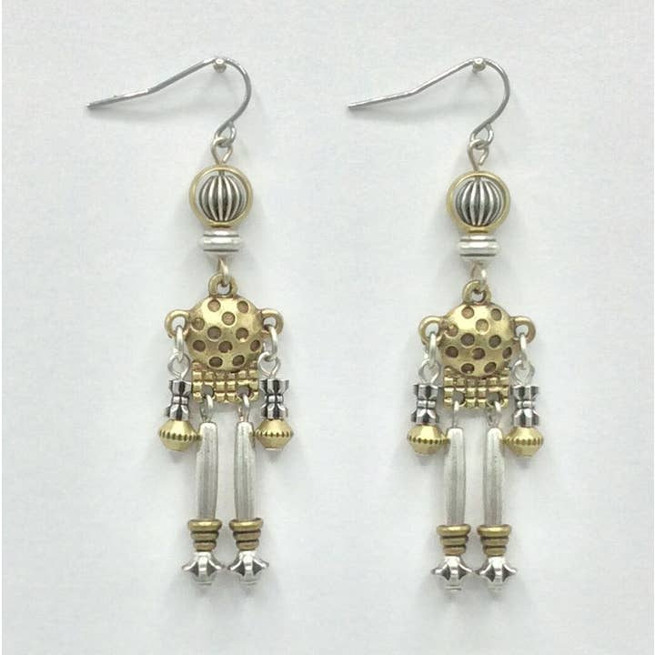 Minibot øreringe - 3454 for engroshandel hos Alchemy Inc