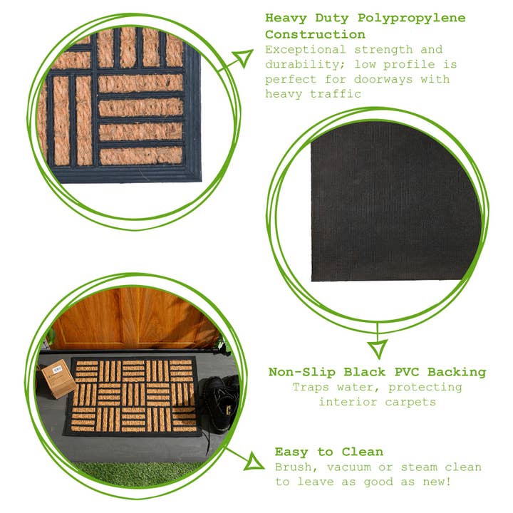 Rinkit Ltd - Wholesale Door Mat - Nicola Spring Heavy Duty Door Mat - 60 x 40cm - Mosaic2
