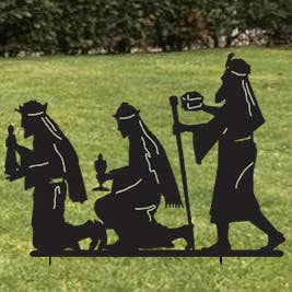 Rustica Ornamentals - Wholesale Garden/Lawn Stake - Three Wisemen Garden Stake / Outdoor Christmas Decoration