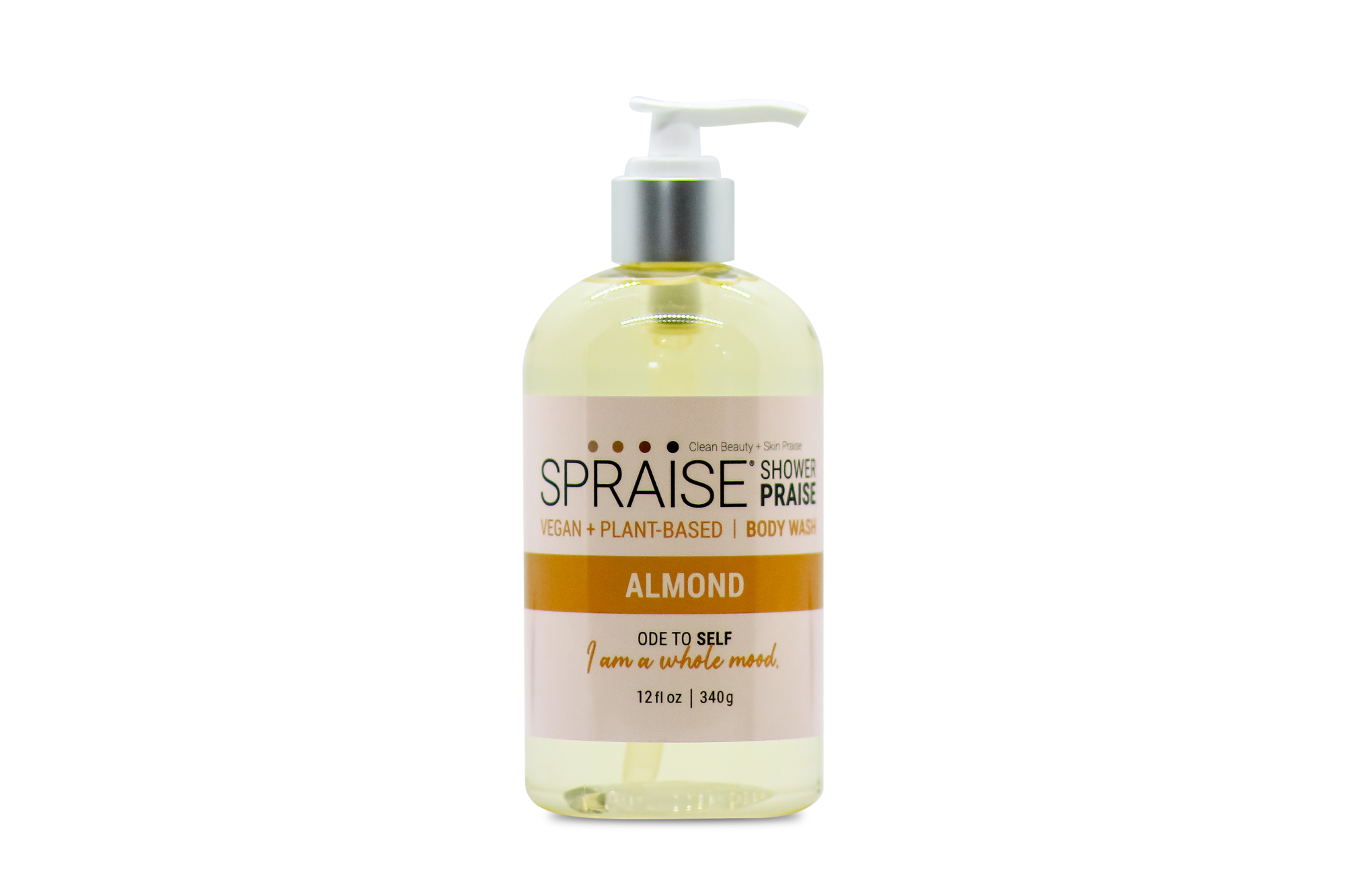 SPRAISE - Wholesale Body Wash/Shower Gel - 12 oz Almond Shower Praise0