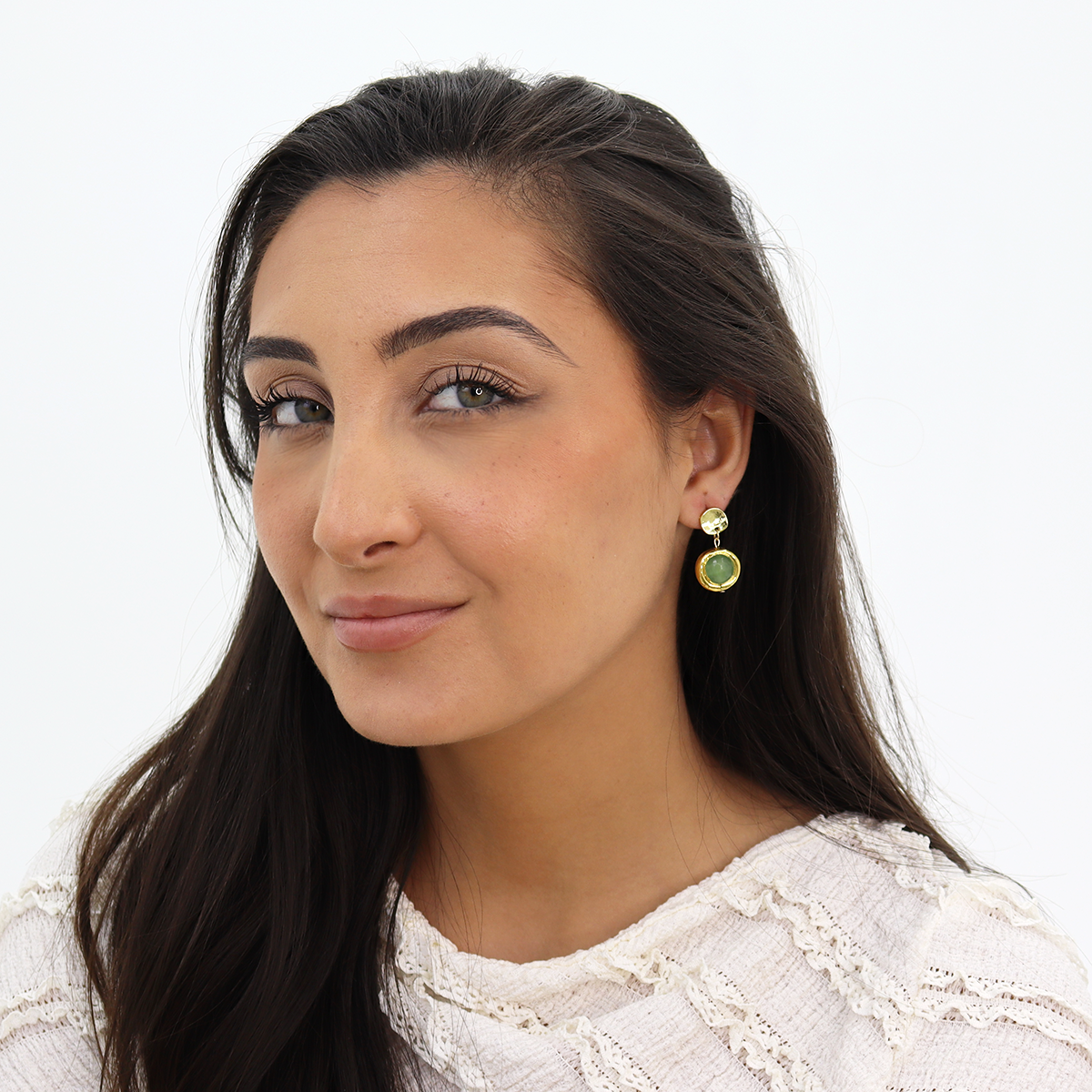 KARINE SULTAN - Vente Boucles d'oreilles pendantes - Boucles d'oreilles Coriandoli : accessoire coloré et élégant2