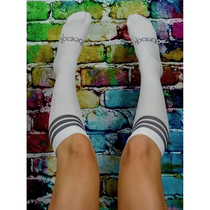 Hocsocx, Inc. - Wholesale Socks - Unisex - Black Stripes Athletic Socks2