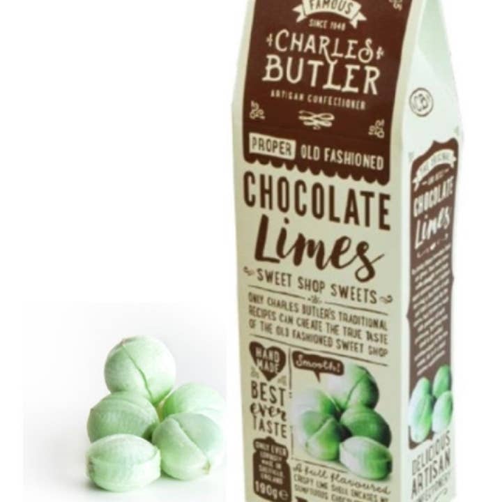 Charles Butler - Vendita all'ingrosso Dolci ricoperti di cioccolato - Charles Butler Cioccolato e lime 190g
