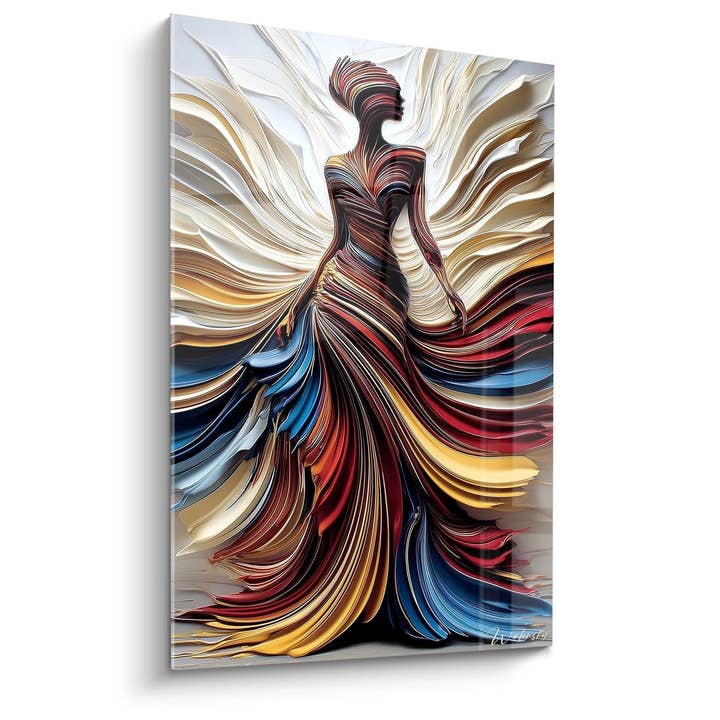 Contemporary Painting - Dream of Silk and Gold - haute couture edition for wholesale by Walensky