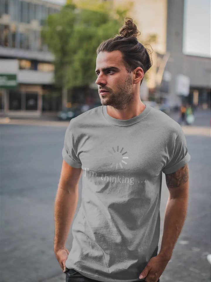 Men’s Graphic T-Shirt I'm thinking... Esports Funny Gift Idea for wholesale by ULTRABASIC