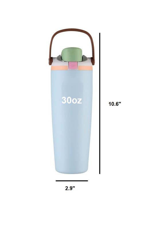 Vanilla Monkey - Venta al por mayor Vaso termo - Botella de acero inoxidable Flip Sip Sway de 30 oz6