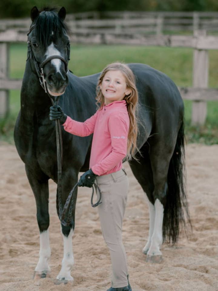 Kathryn Lily Equestrian - Wholesale Athletic top – Women′s - Turtle Lux Schooling Shirt2