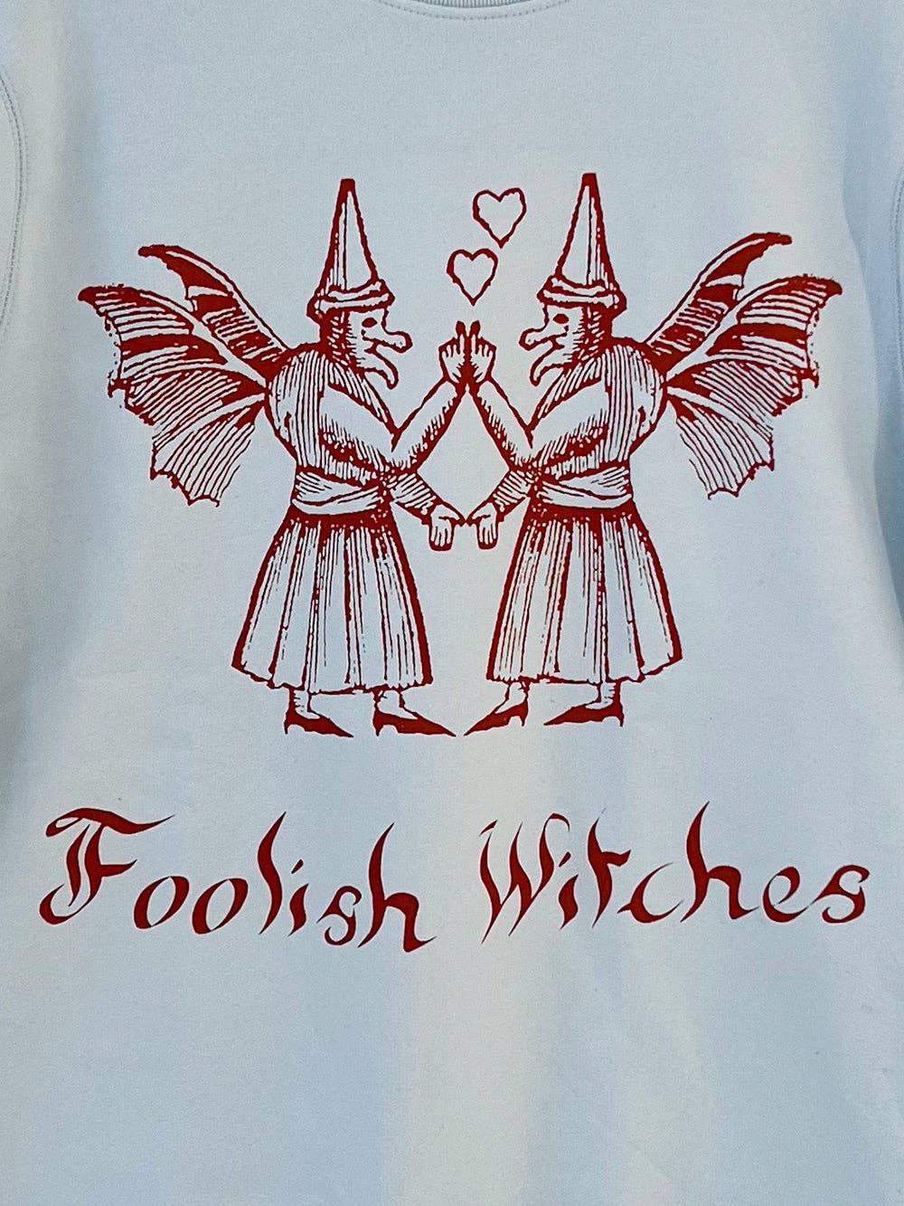 Badass Prints – wholesale Graphic sweatshirt – Women’s – Foolish Witches crewneck1