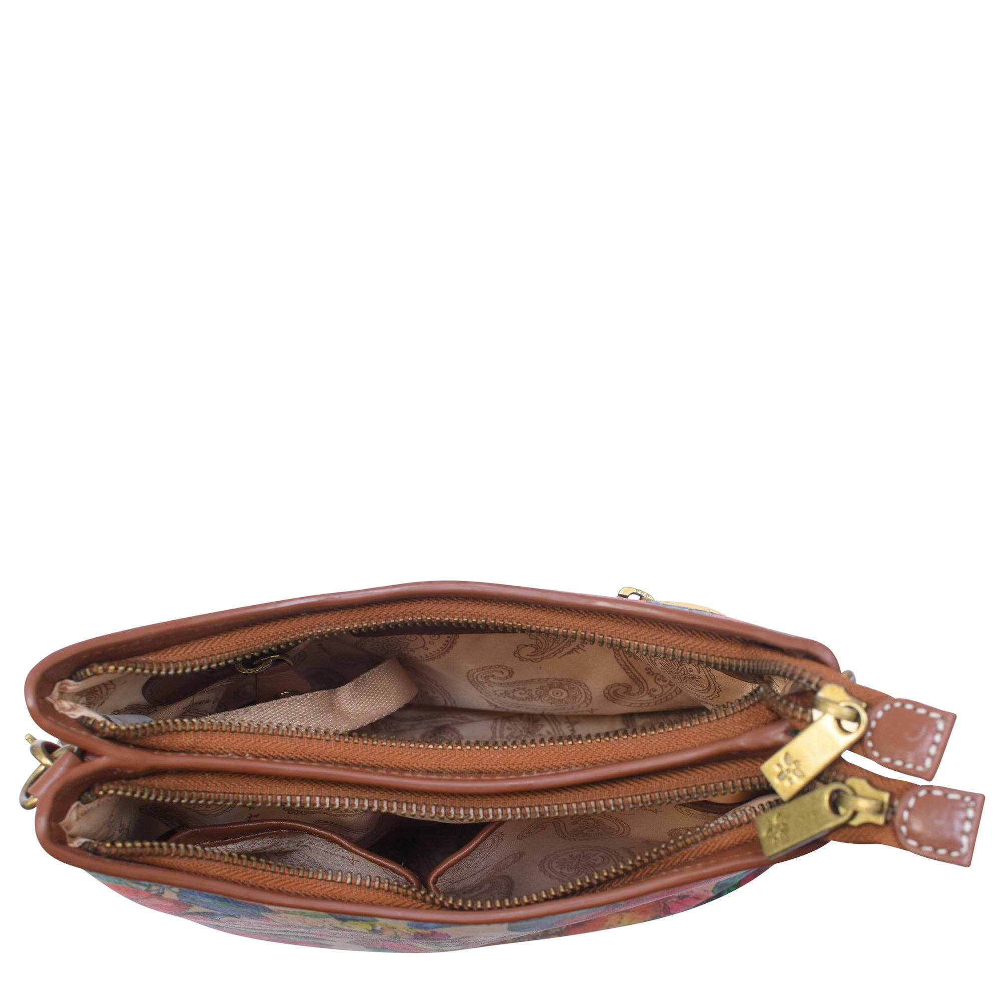 Anuschka | Vanya Lara (USA) - Wholesale Shoulder Bag - Women's - Heritage Leather Multicompartment Hobo - 85324