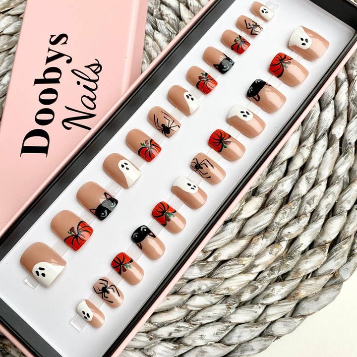 Cats & Ghouls Short Square for wholesale by Doobys Nails