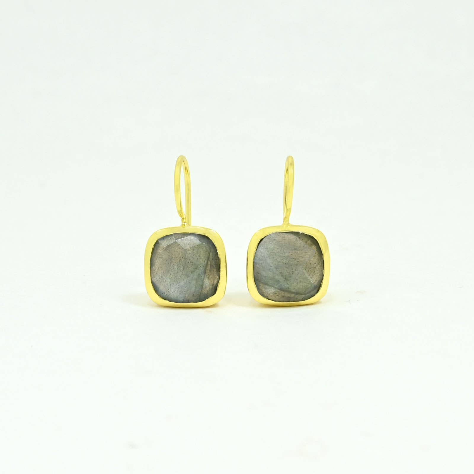 Schmuckoo Berlin - Vente Boucles d'oreilles pendantes - Boucles d'oreilles Dolce plaquées or - Labradorite0