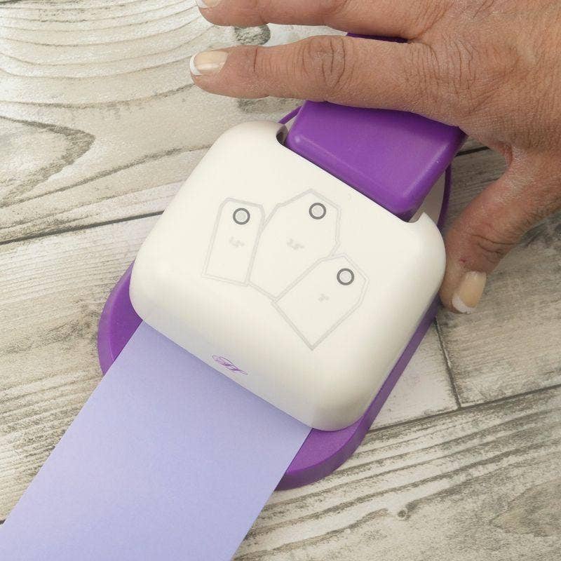 Ecstasy Crafts Distributing - Wholesale Craft Tool - Premier Craft Tools - Straight Edge Tag Punch4