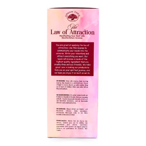 Green Tree - Vente Encens - Encens Green Tree The Law of Attraction Manifestation 15gr