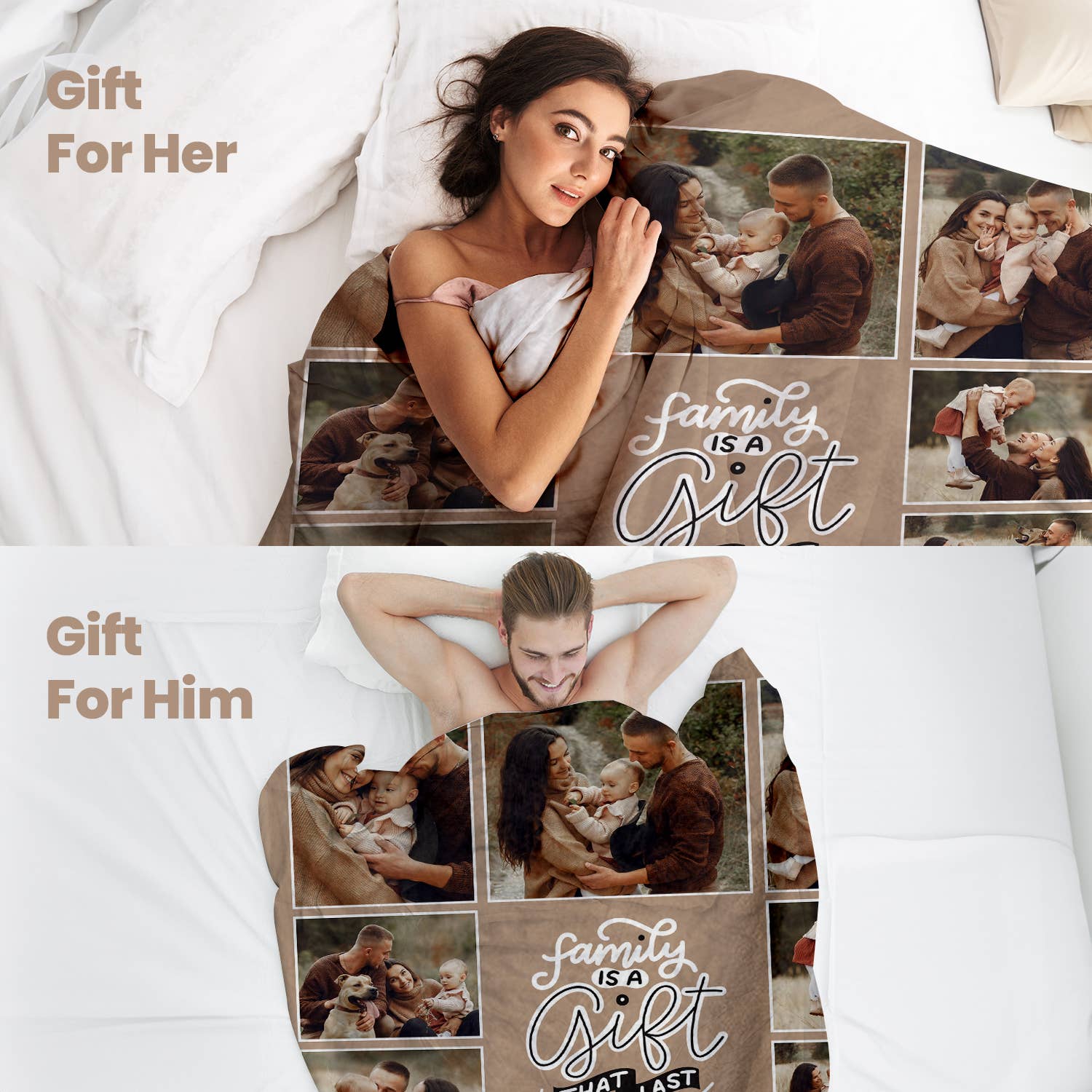 CanvasChamp - Wholesale Throw Blanket - Personalized Photo Blanket with Text & Photo (Fleece)3