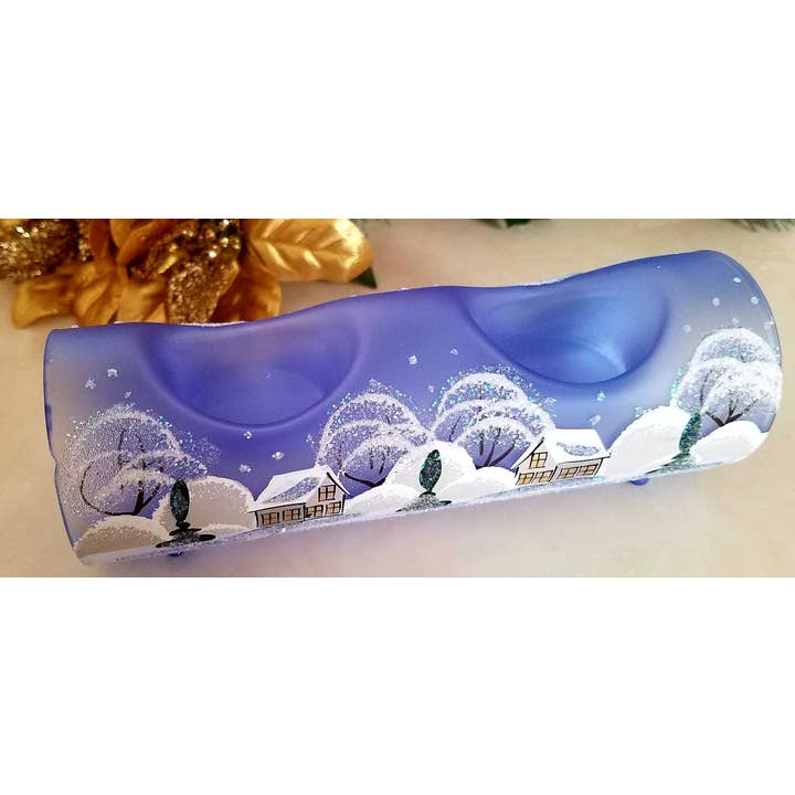 Glass by Iness - Wholesale Candle Holder - Dual Candle Holder - Centerpiece Style25