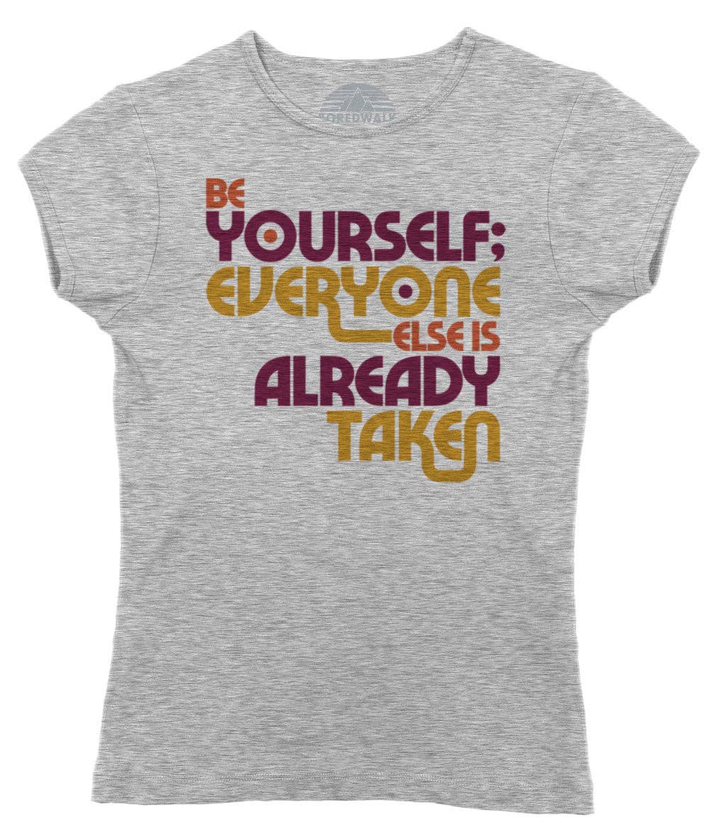 Boredwalk - Wholesale Screen Printed T-Shirt - Women's - Women's Be Yourself Oscar Wilde T-Shirt4
