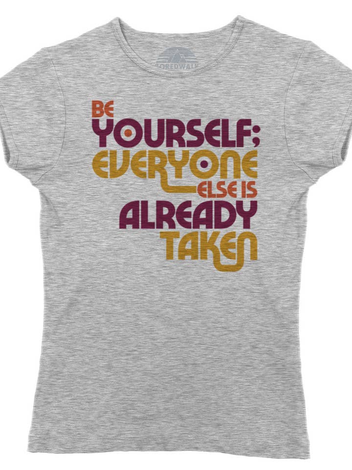 Boredwalk - Wholesale Screen Printed T-Shirt - Women's - Women's Be Yourself Oscar Wilde T-Shirt4