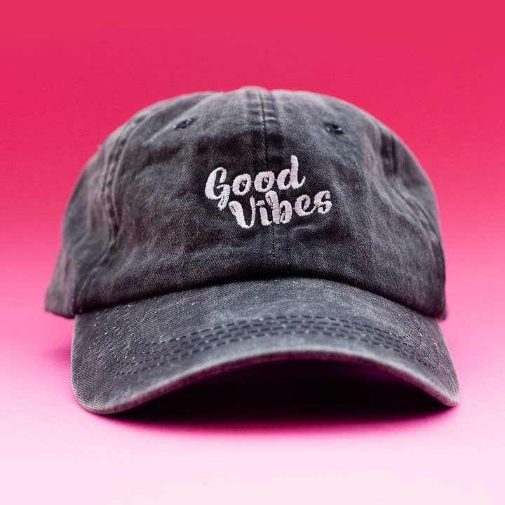 PEGADA SOCKS - Wholesale Baseball Cap - Unisex - GOOD VIBES CAP0