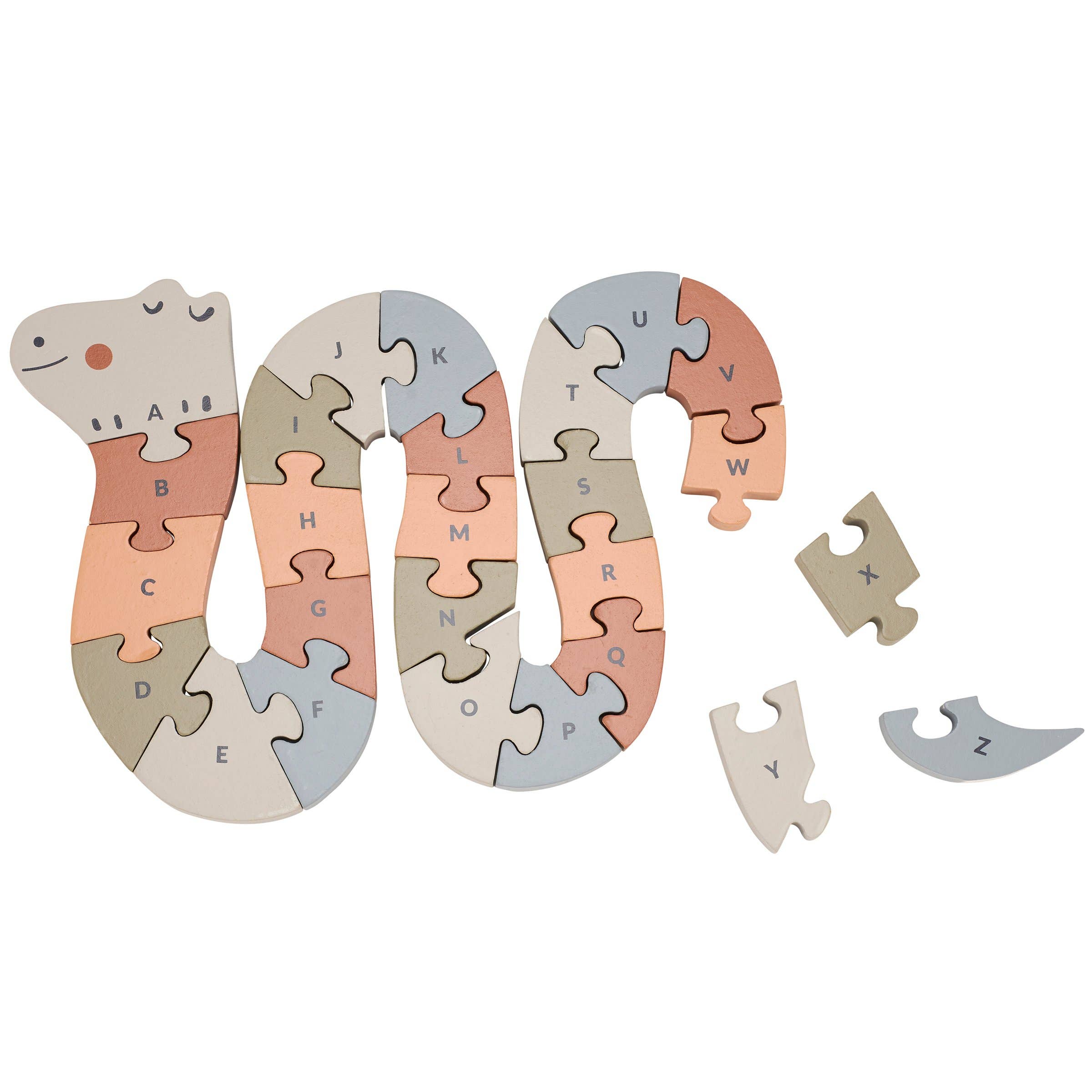 Primitives by Kathy - Wholesale Puzzle - Kids - Alphabet Snake Chunky Puzzle0