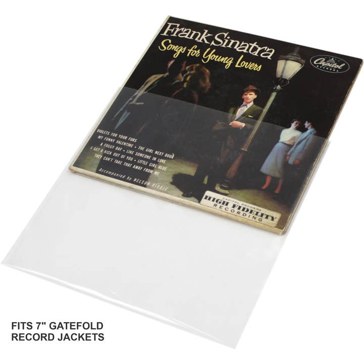 Square Deal Recordings & Supplies - Wholesale Music Accessory - 7" Slim Fit Record Outer Sleeves - Polyethylene - 3 Mil
