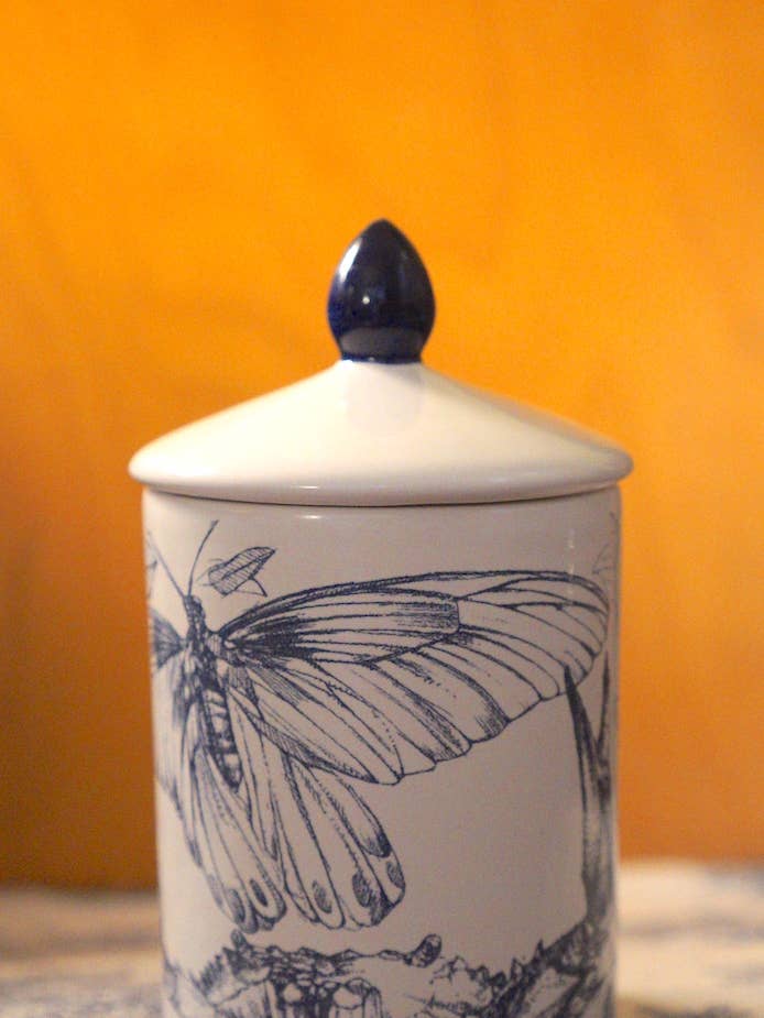 IL VIAGGIATORE 400gr (14oz) 3-Wick Ceramic Candle for wholesale by FESTINA LENTE MILANO