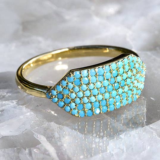 Native Gem – wholesale Ring med flera stenar – ID RING- TURKOS0