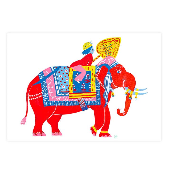 Stampa d’arte elefante per la vendita all'ingrosso da parte di Little Cabari