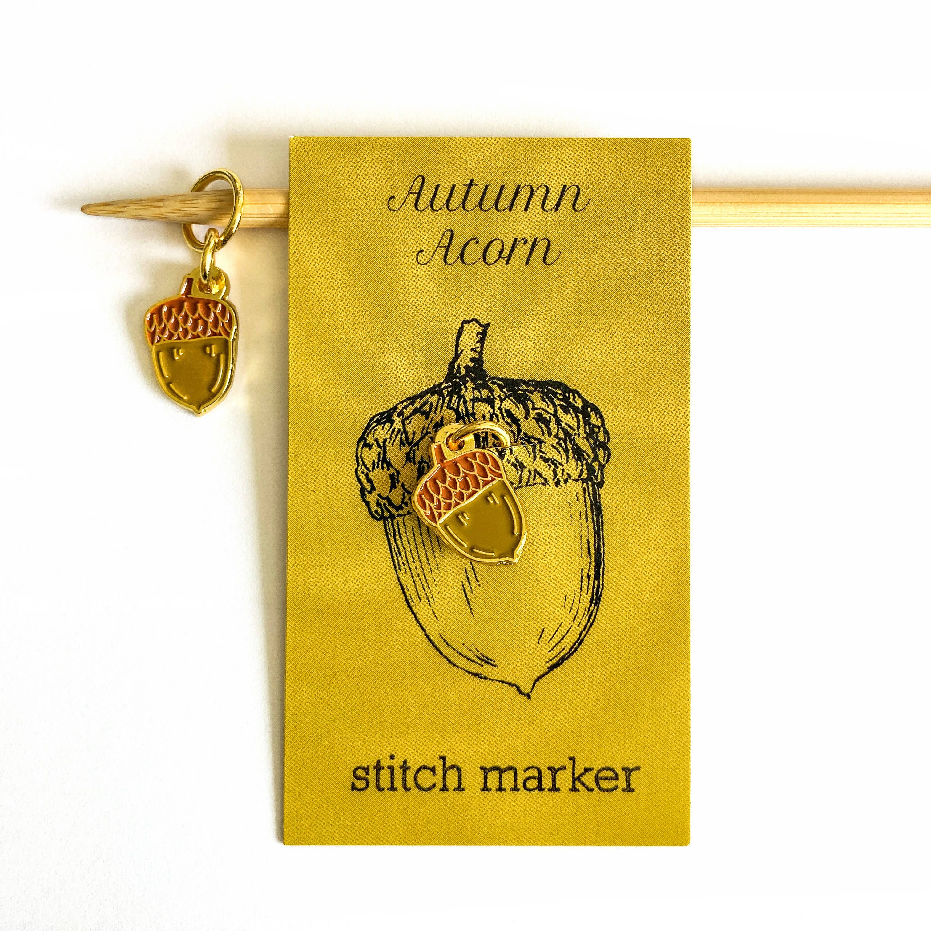 Firefly Notes - Wholesale Knitting/Crochet Supplies - Autumn single stitch marker, Custom Firefly Notes, progress3