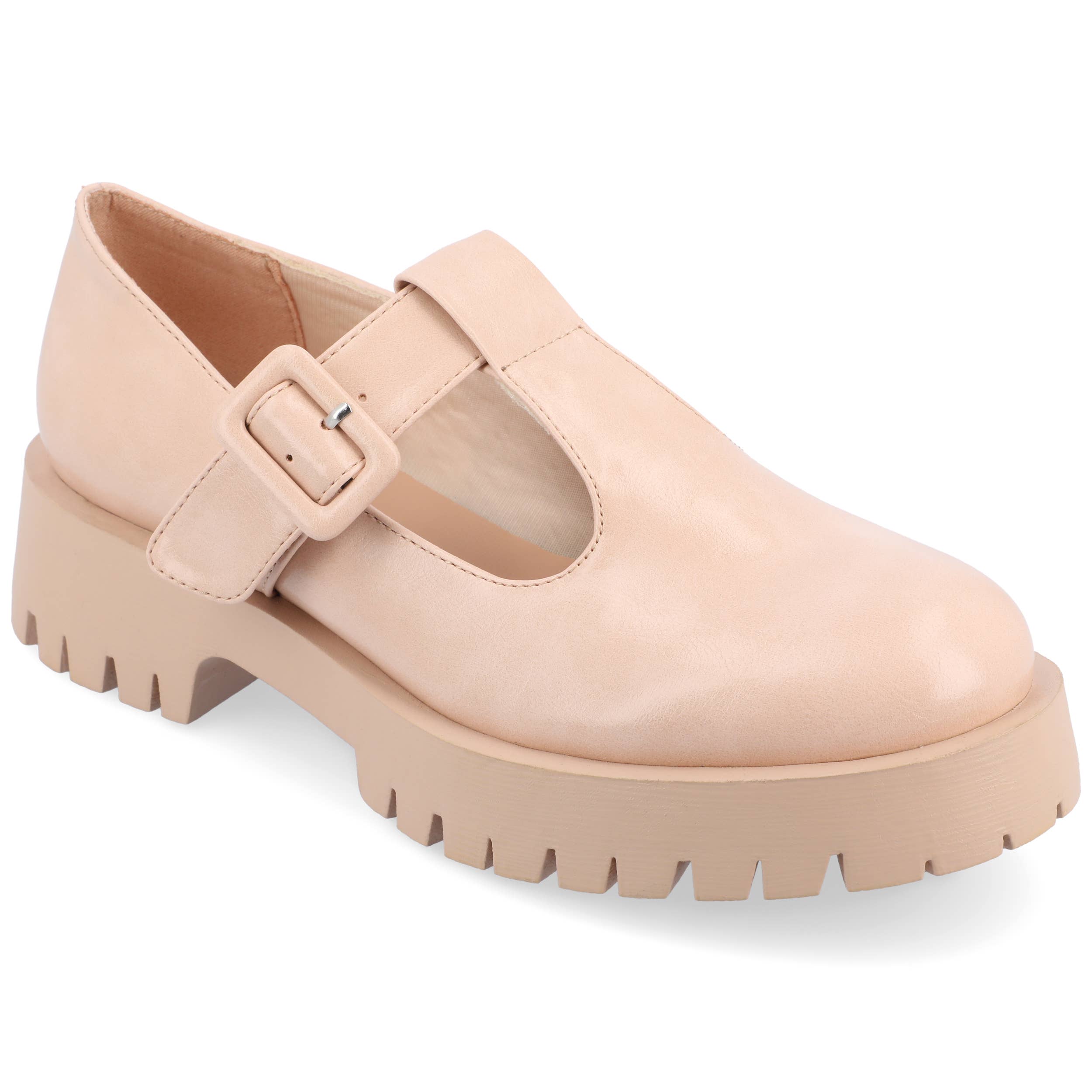 Journee - Wholesale Flats - Women's - Suvi Mary Jane Flats In Faux Leather2