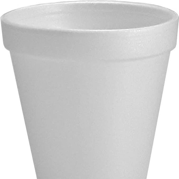 EcoQuality 6oz Witte Schuimbeker Wegwerp Drinkbeker voor wholesale door EcoQuality