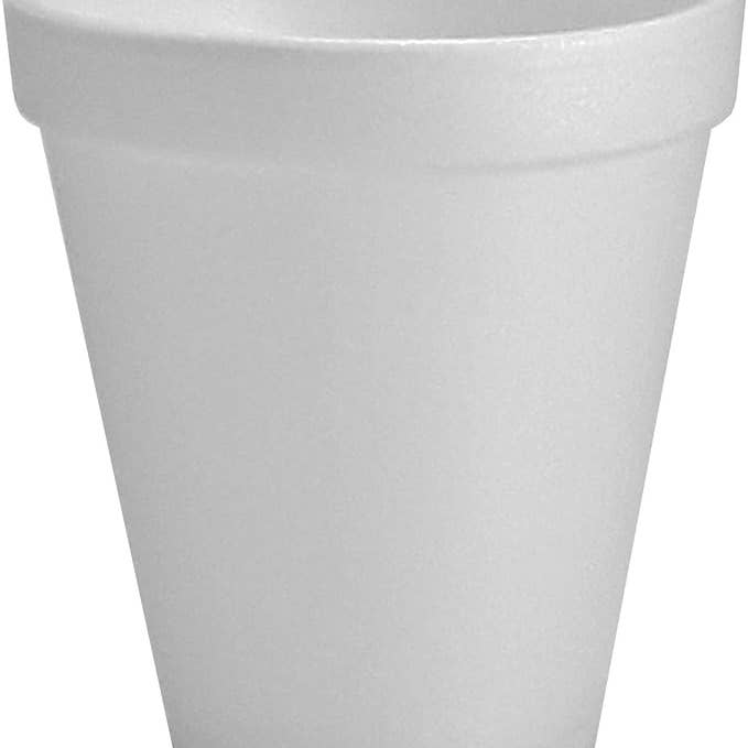 Vaso desechable de espuma blanca EcoQuality de 6 oz para venta al por mayor de EcoQuality