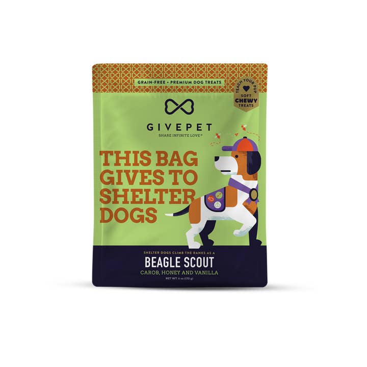 GivePet - Wholesale Pet Treats - Dog - GivePet Beagle Scout Soft and Chewy Training Dog Treats