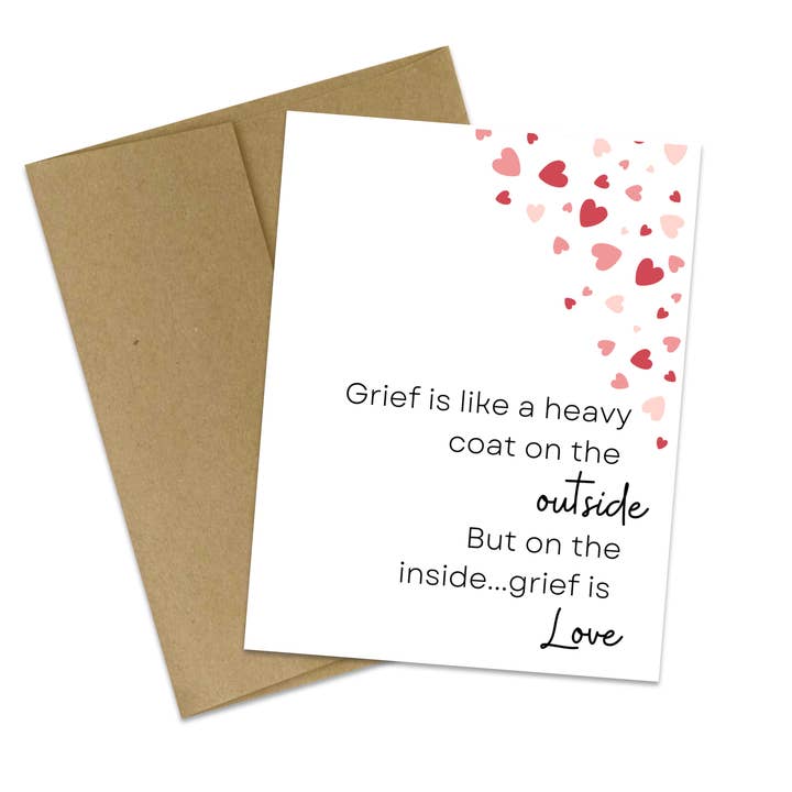 Grief Card | Compassion Card | Empathy Card | Sympathy Card for wholesale by Butterflies + Halos
