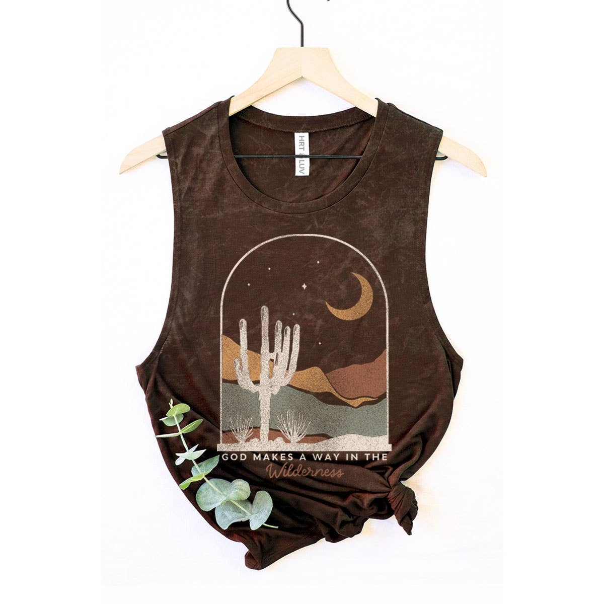 HRTandLUV - Vendita all'ingrosso Canotta - Donna - CANOTTA GRAFICA MINERALE "GOD MAKES A WAY"5