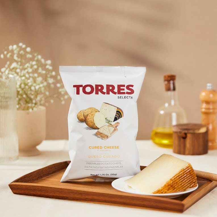 Patatas Torres - Wholesale Chips - Torres Selecta Cured Cheese Flavor Potatoes 50G1