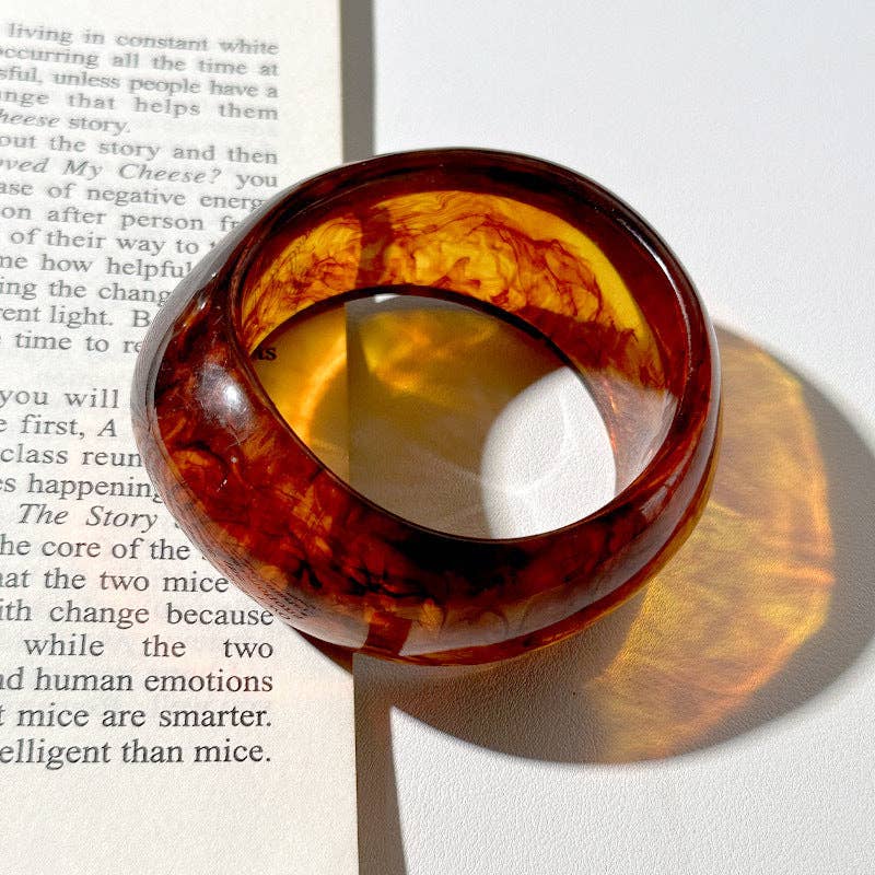 Dipped Shop - Vente Bracelet jonc - Bracelets en acrylique colorés et irréguliers DP25B5709