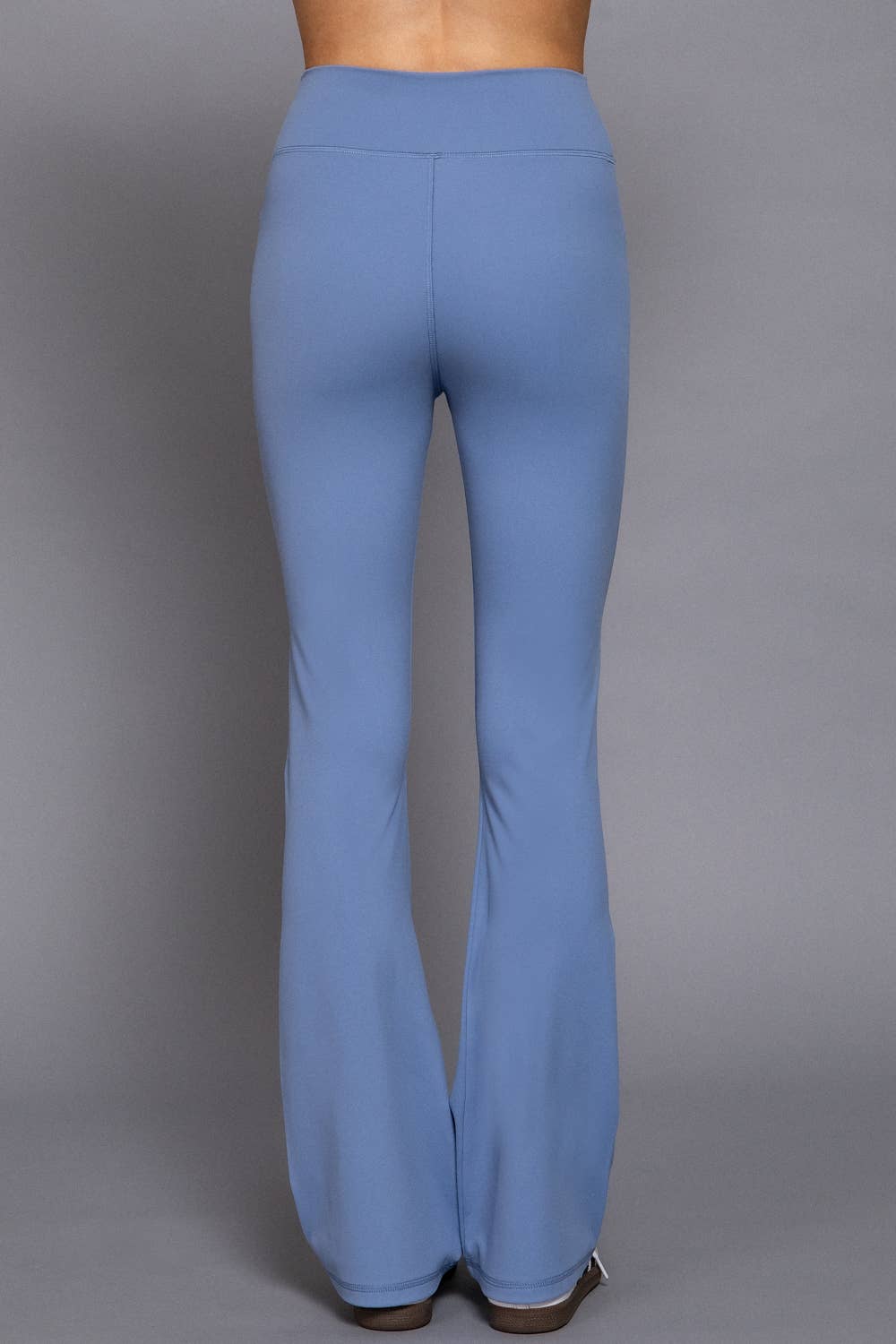 Active Basic | Active USA - Wholesale Athletic Pants - Women's - Waist Band Flare Stretch Workout Long Pants2