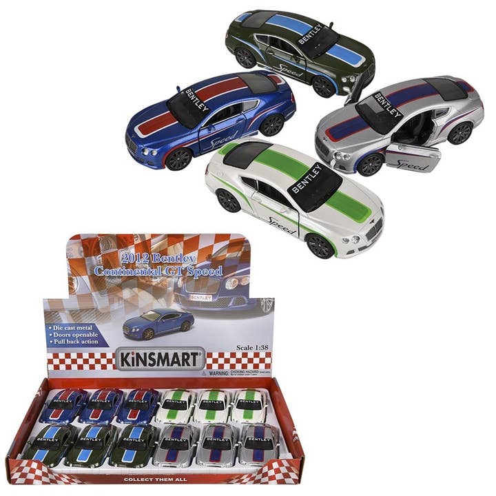 2012 Bentley Continental GT Speed 5" Diecast - LLB Toys for wholesale by La Luna Bella - Toys