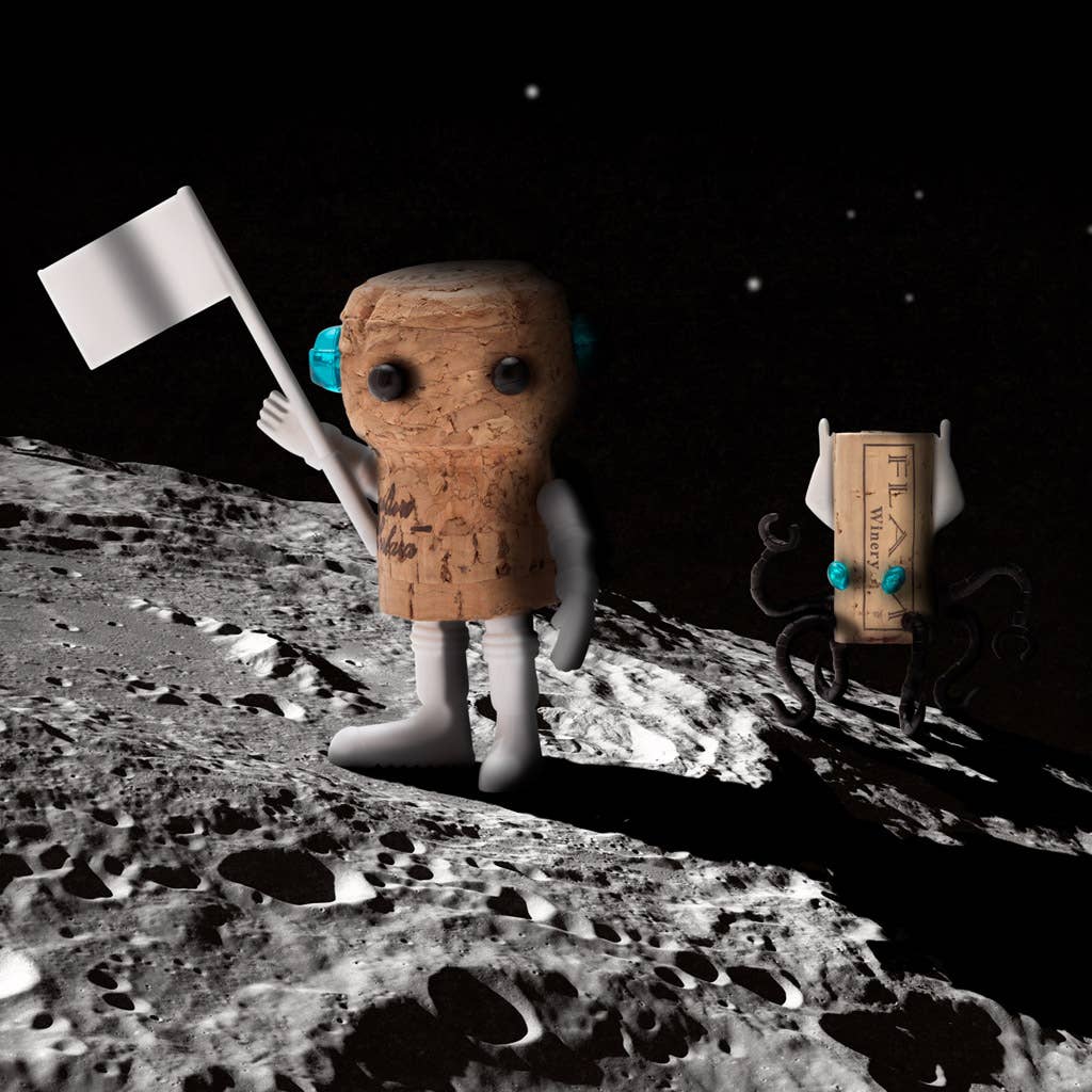 Monkey Business Design USA LLC - Vente Bouchon de vin - Figurines pour amateurs de vin | Bouchons dans l'espace11