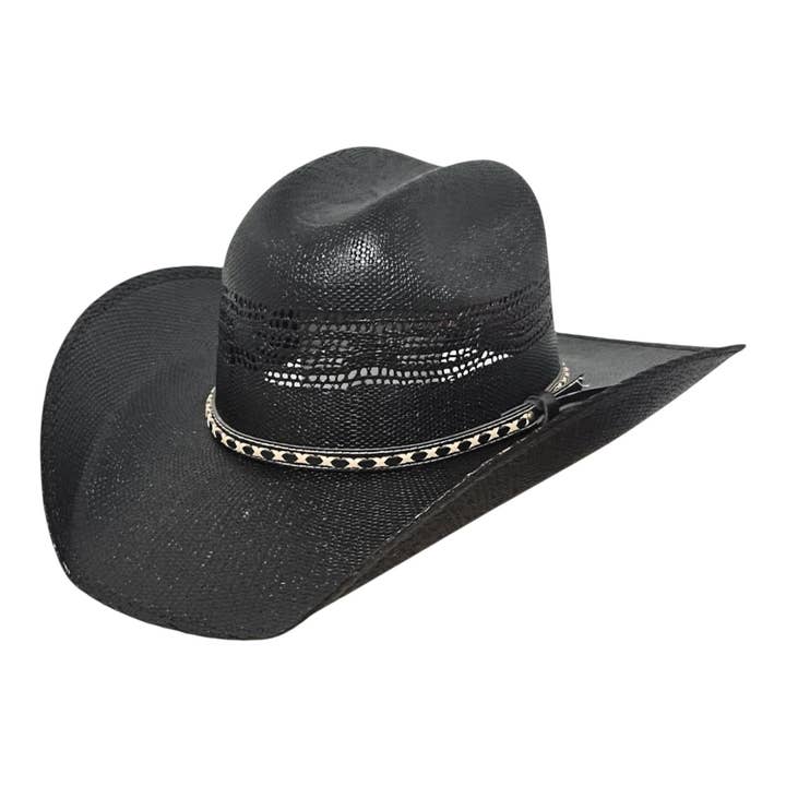 JUSTIN BLACK BANGORA PAJA 218 para venta al por mayor de Gone Country Hat Co.
