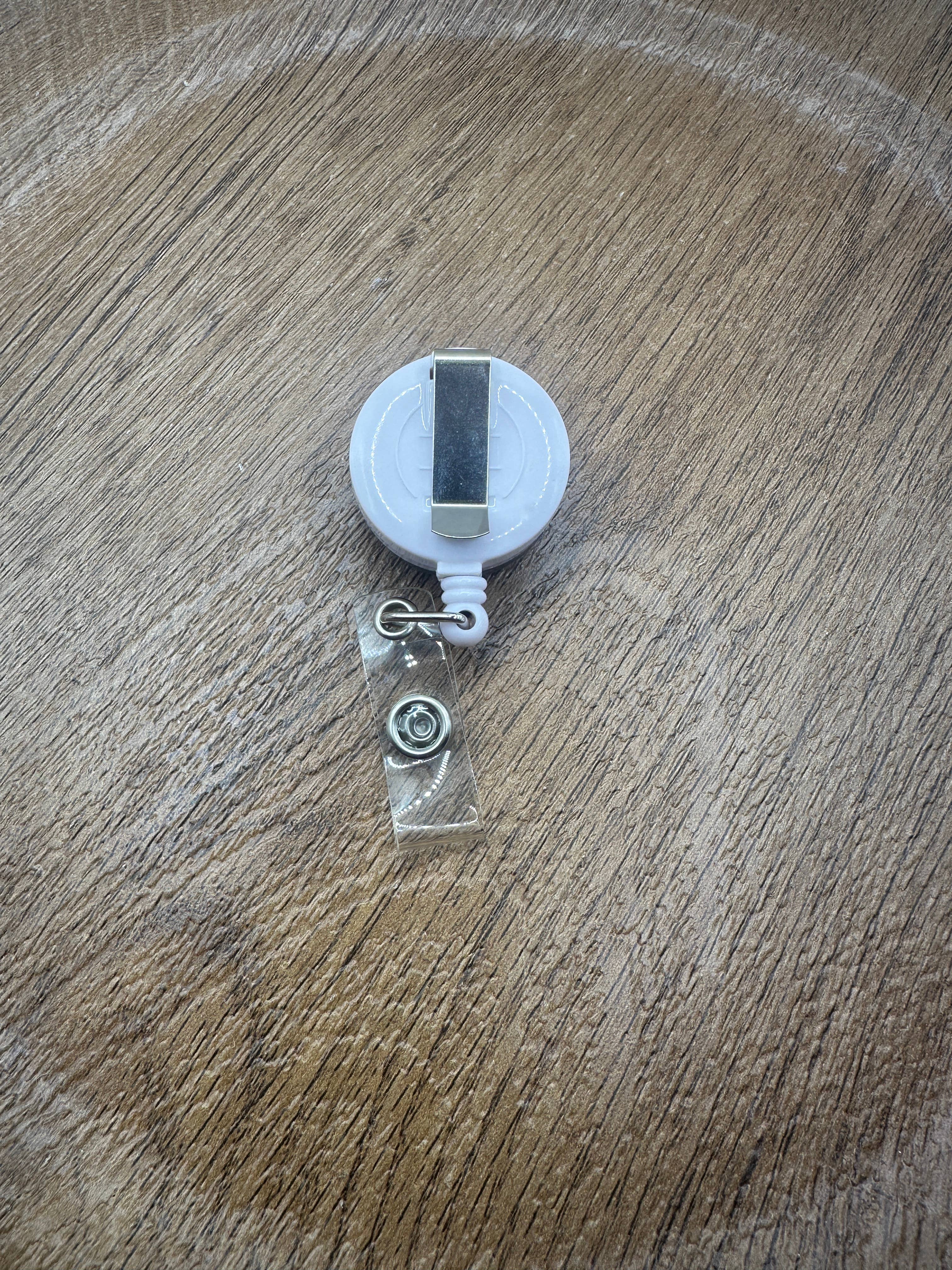 Making with Molli - Wholesale Badge Accessory - Women's - Polymer Clay Teddy Bear ID Badge Reel1